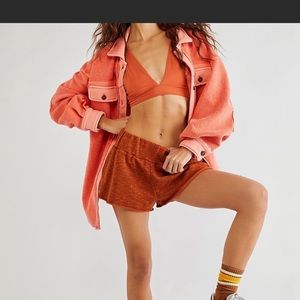Gorgeous Orange Free People Ruby Jacket! Large
